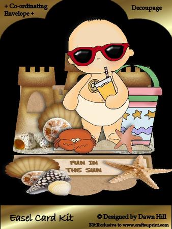 Easel Card Kit - Fun in the Sun