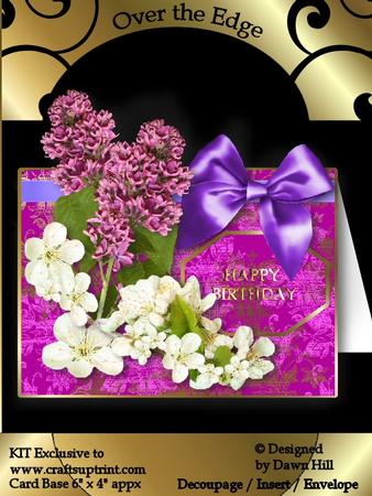 Over the Edge Kit -lilac & Apple Blossom