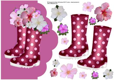 Bootiful - Wellie Boots - Cerise Pink