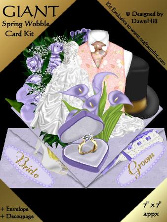 Giant Spring Wobble Card Kit - a Right Royal Do