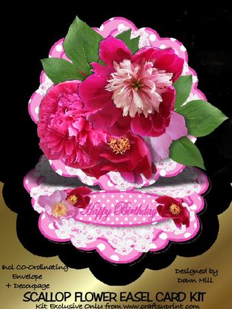 Pocket Full of Posies - Scallop Flower Easel Kit