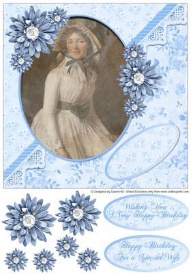 Vintage Edwardian Lady - Quick Card