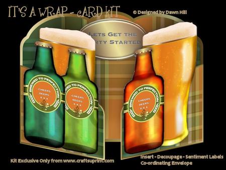 It's a Wrap Card Kit - Cheers Beers