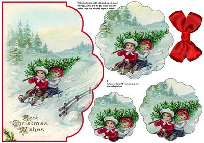 Scallop Topper & Pyramid - Vintage Tobogganing