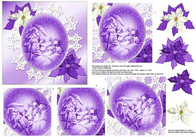 Pretty Purple Paradise - Diamond Pyramid Twist