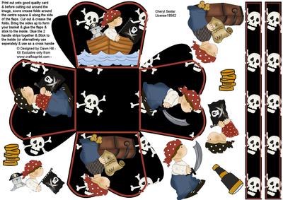 Boys Treat Basket - Shiver Me Timbers