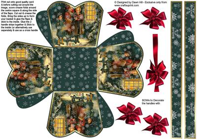 Christmas Treats Basket - the Carollers