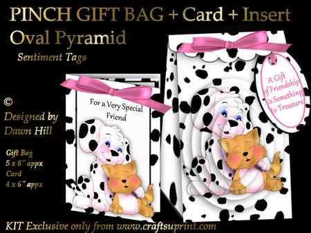 Pinch Gift Bag + Card - a Gift of Friendship
