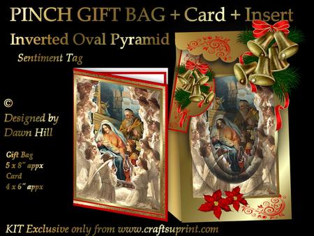 Pinch Gift Bag + Card - Sing Choirs of Angels