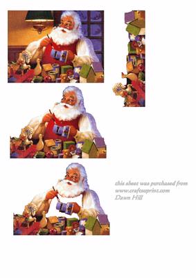 Getting Ready for Christmas - Decoupage