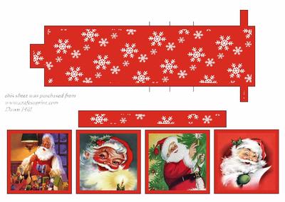 Childrens Christmas Santa Waterfall