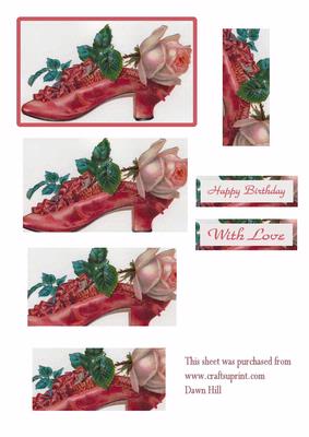 Slipper and the Rose Pyramid Topper