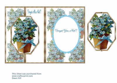 Forget You Not - Fold Back Card