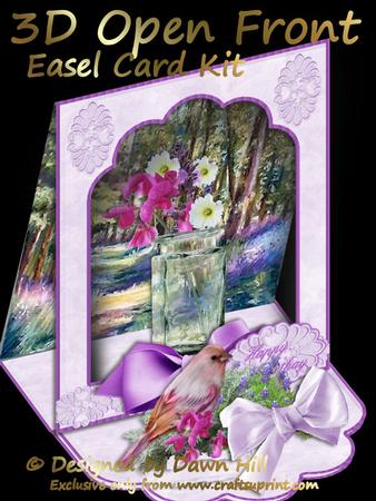 3D Open Front Easel Kit - Woodland Walk