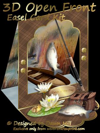 3D Open Front Easel Kit - Catch of the Day
