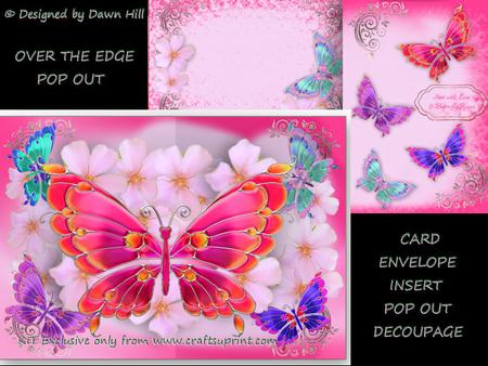 Over the Edge Pop Out - Butterfly Days