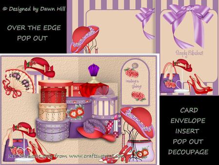 Over the Edge Pop Out - Handbag & Gladrags