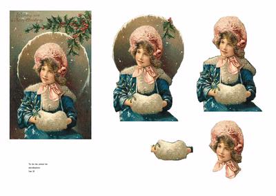 Victorian Lady in Blue