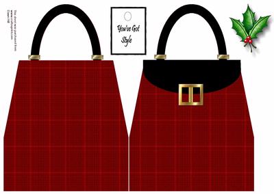 Red Tartan Handbag