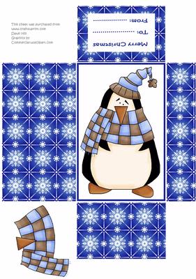 Perry Penguin Money or Gift Voucher Wallet