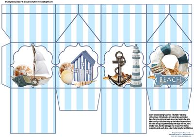 Milk Carton Gift Boxes - Life's a Beach