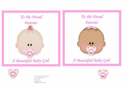 To the Proud Parents - Baby Girl