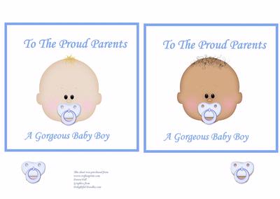 To the Proud Parents - Baby Boy
