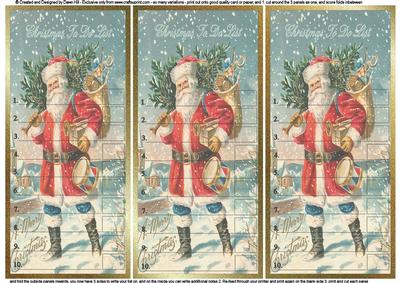 What a to Do - Vintage Santa