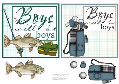 Boys Will Be Boys - Golf + Fishing