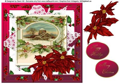 8 x 8" Topper - Winter Celebrations