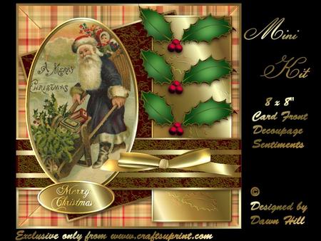 Mini Kit - Vintage Male Christmas