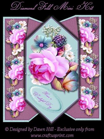Diamond Fold Mini Kit - Bloomin Lovely