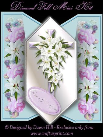 Diamond Fold Mini Kit - God's Garden (sympathy)