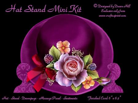 Hat Stand Mini Kit - Blushing Pink