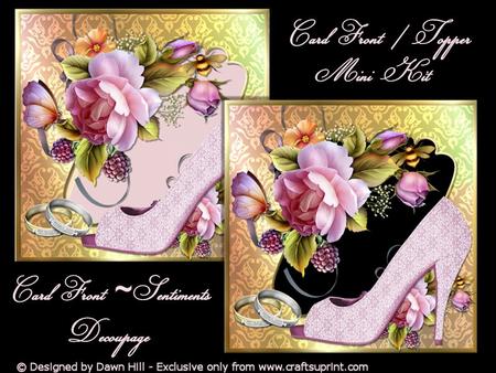 Wedding Card Mini Kit - Pearl Wedding Anniversary