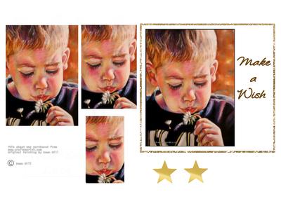 Make a Wish - Card Front + Pyramid