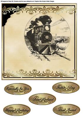 Vintage Male Card Fronts - American Express
