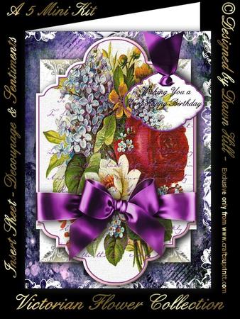 Victorian Flower Collection - Forget-me-nots & Roses