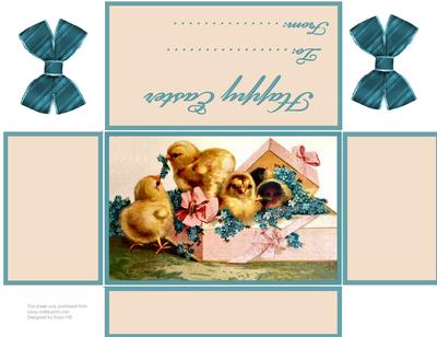 Vintage Easter Chicks - Gift/money Pouch