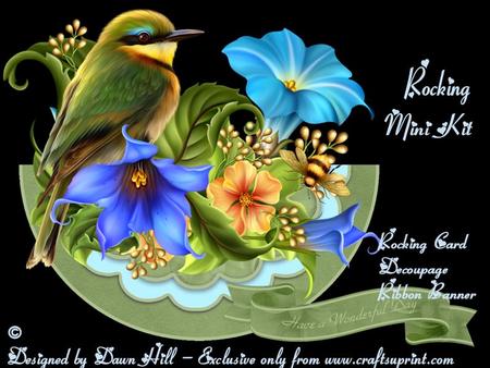 Rocking Mini Kit - Kingfisher Blue