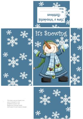 It's Snowing - Gift/money Pouch
