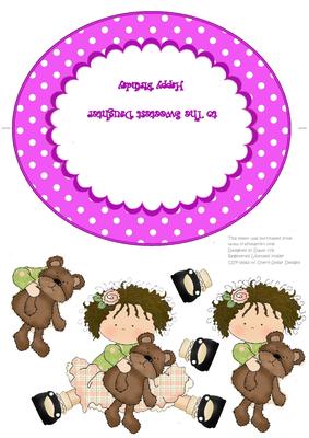 Sweetest Daughter - Wobble Card