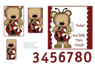 Still Darn Cute - Female Age Card