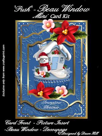 Mini 3D Beau Window - Scrumptious Christmas