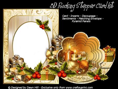 3D Rocking Stepper Kit - the Gift of Christmas