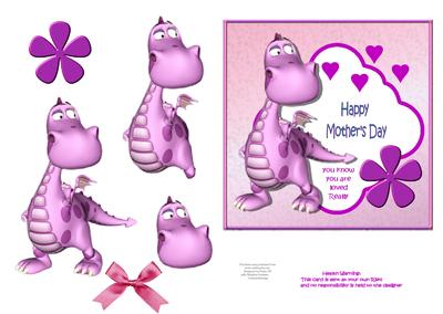 No Smoke Without Fire - Mothers Day Card