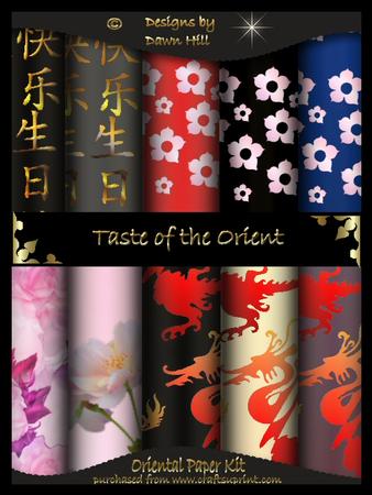 Taste of the Orient - Oriental Paper Set