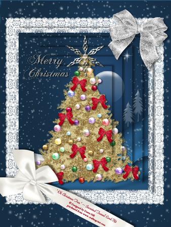 Oh Christmas Tree - Inverted Tunnel Card Kit
