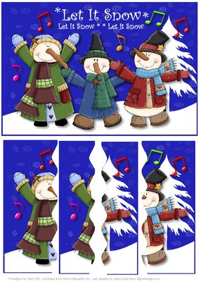 The Snowman Song - Wavy Stacker