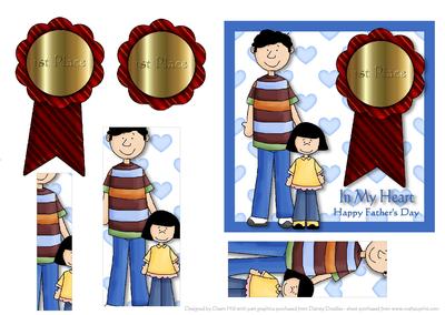 1st Place in My Heart - Father's Day